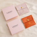 Pu Leather Gift Jewelry Dust Pouches Envelope Style 8*8CM Jewelry Packing Bag Pouches