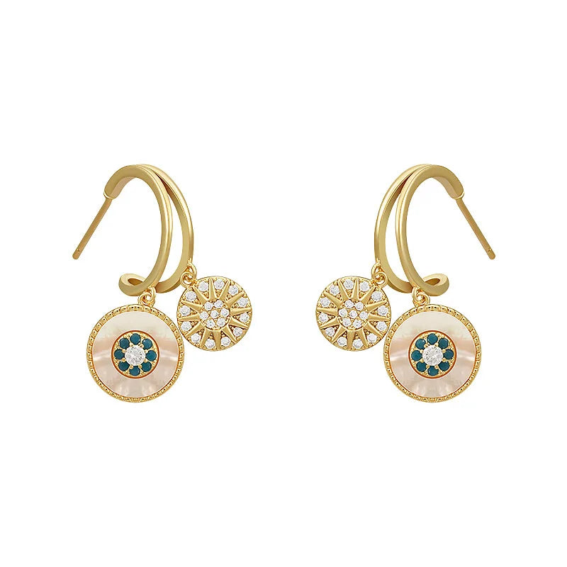 Hot Selling New Style Copper Drop Earringsfor Girl Gift