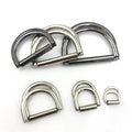 Custom Size Handbag Alloy Customized 1"/2" Double D Ring Buckle Eco-Friendly Durable Nickel-Free Metal Triangle with Custom Logo