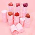 Wholesale Face Makeup Heart Shape Vegan Cream Blush on Stick Private Label Organic Cheeks Matte Tint Cosmetics Heart Blush Stick