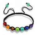 Colorful Crystal Braided Children's Classic Bracelet 8mm Natural Stone Chain Amethyst Tiger's Eye Yoga Beaded Anniversary