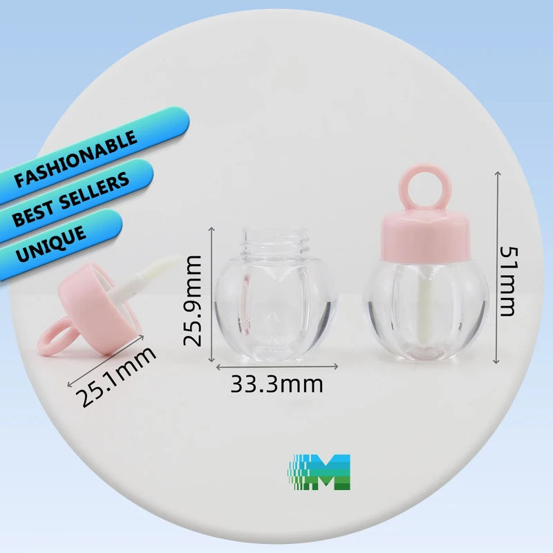 Custom Logo Frosted Empty Mangueira De Plastic Plastic Lip Brush Tube 2025 Trend Matte Finish Cosmetic Lipstick Container