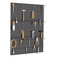 Shed Modular Peg Board Organizer Board Kit Tools Pegboard Storage System Metal Pegboard Panels for Wall Garage Utility