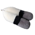 MWFur Fashion Lady's Neck Warmer Lady Fox Fur Wrap Fox Fur Scarf Middle Length Luxury Long Style Fox Fur Scarf