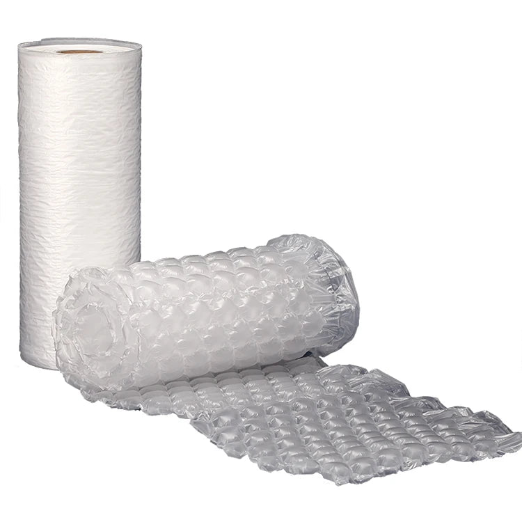 Inflatable Air Bubble Film Shockproof HDPE 300m/roll Protective Packaging for Fragile Products Transportation Use