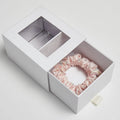 100% Pure Mulberry Silk Hair Scrunchies Gift Box Packaged Real Silk Hair Ties
