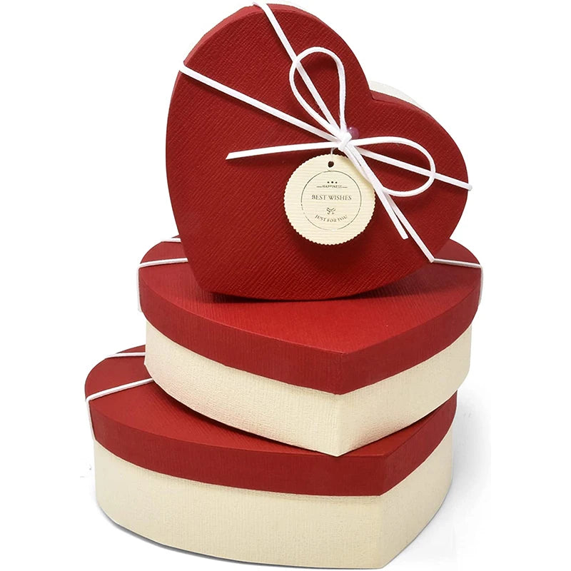 Hot Sale Heart Shaped Chocolate Box Custom Heart Shape Box Paper Packaging Gift Box