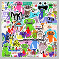 50pcs Factory Wholesale Water Bottle Stickers Waterproof PVC Cute Cartoon Decoration Garten of Banban Stickers