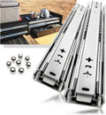SNEIDA 120kg 53mm Industrial Heavy-Duty Full Extension Silent Drawer Slide for Kitchen & Dining Cabinets