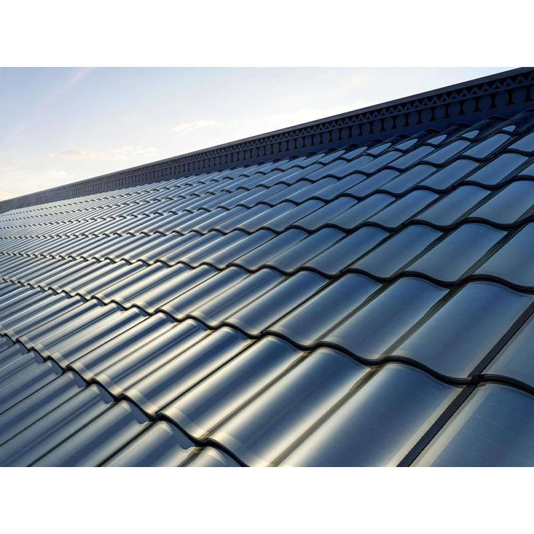 25W-50W Red BIPV Solar Panel Tiles 22% Efficiency IP67 Waterproof Curved Surface Red CIGS Photovoltaic Technology