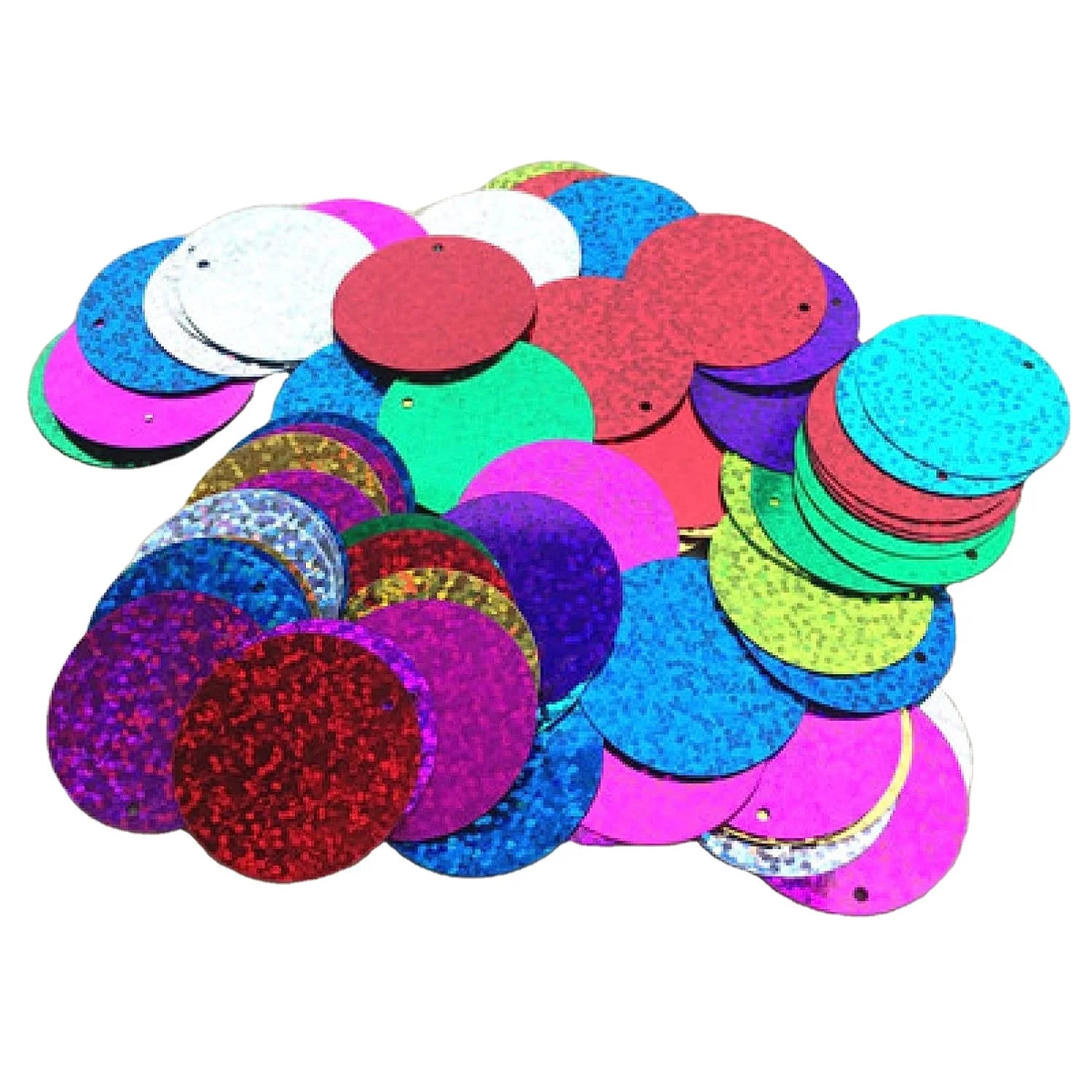 Large Sequins 40mm 50mm Big Sequin Laser Pailetters Lentejuelas Sequence Material for Sewing Craft DIY Accessories for Garment