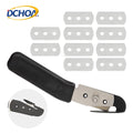 DCHOA Sharp 10Pcs Blades Car Wrapping Film Vinyl Cutter Wall Paper Car Sticker Cutting Tools Utility Knife