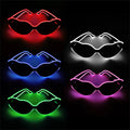 Valentine's Day Heart Bachelorette Party Glasses Fluorescent Rave Festival Girl Light Glasses Neon Party Favor Sunglasses
