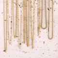 BCL1285 Non Tarnish Waterproof 18k Gold Plated Stainless Steel Water Wave Necklace Gold Plated Cuban Lip Chain Choker Necklace
