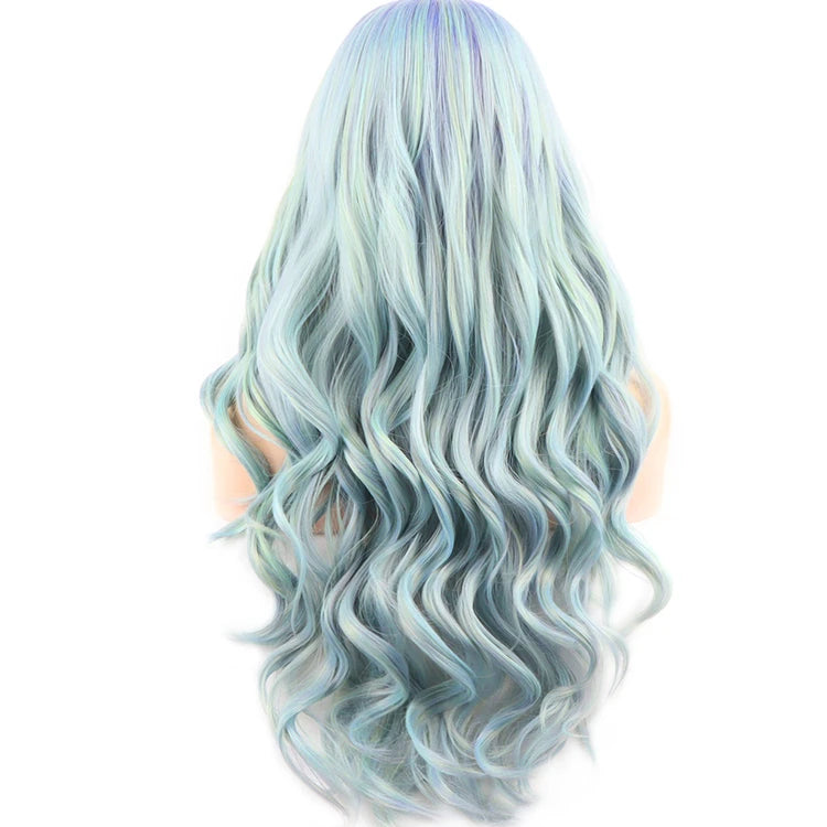 Synthetic Factory  Wholesale Price High Temperature Cosplay Synthetic Wigs Drag Queen Hair Lace Front Wigs