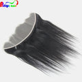 Ready to Ship Lace Frontals Pieces 13*4 Pre Plucked Hairline Free Part Straight Brazilian Human Hair Lace Frontal Closure 13x4