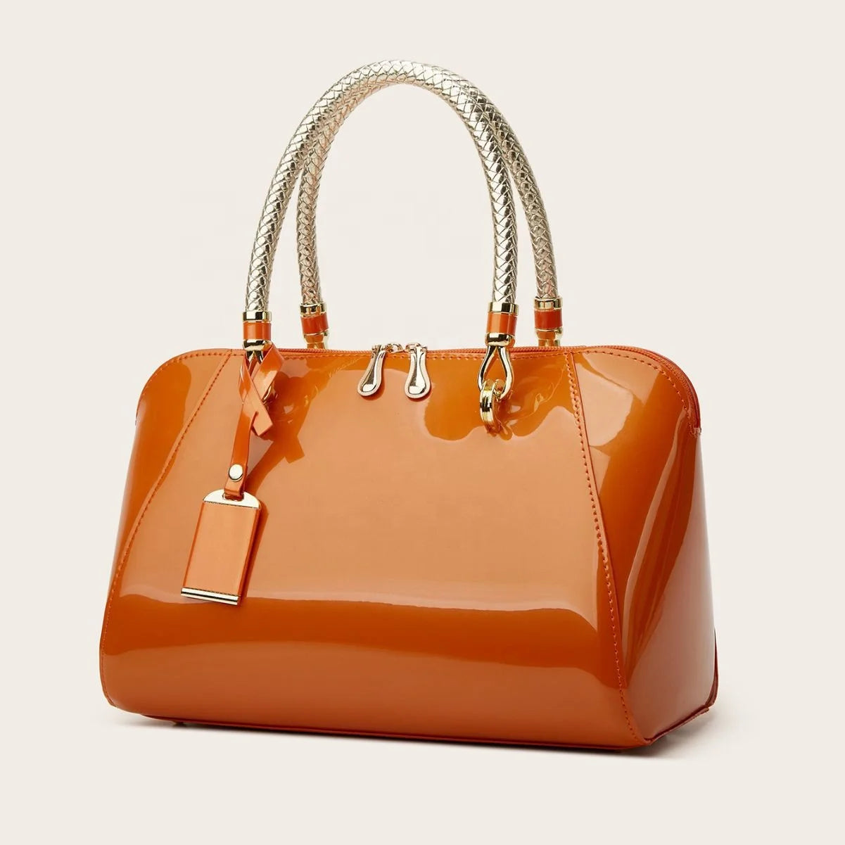 2026 New Fashion Hot Designer Shiny PU Pattern Women's Handbag Ladies Top Handle Shoulder Bag Small Women Tote Satchel Work Bags