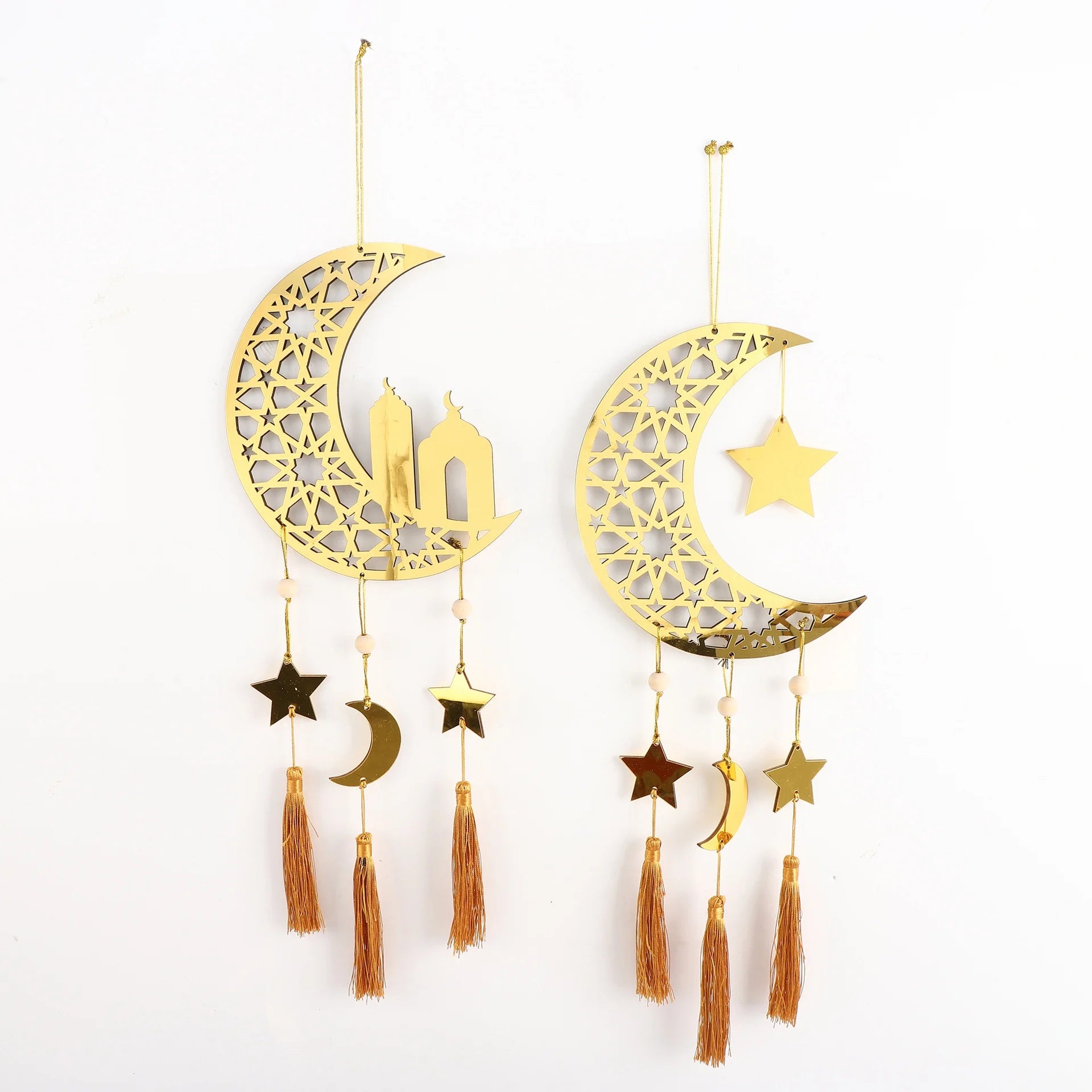 Ramadan and Eid Wooden Craft Hanging for Holiday Atmosphere Home Decor for Ramadan Wholesale