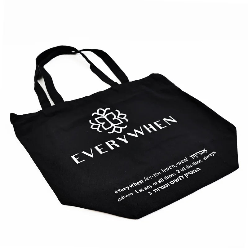 Eco Friendly Reusable Heavy Type Multipurpose Blank with Logos Customized Wholesale Handles Canvas Shopping Bag