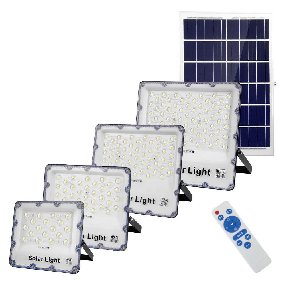 Outdoor Garden Ip66 Waterproof 100w 200w 300w 400w Flood Solar Light with Motion Sensor