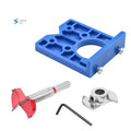 2pcs Set 35mm Adjustable Hinged Hinge Drill Assembly Set Hinge Woodworking Open Hole Locator