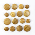 Meetee CN054 Eco-Friendly 18mm Classic Fashionable Turtle Decorate Buttons 18mm Sizes Faux Leather Wood Shank for
