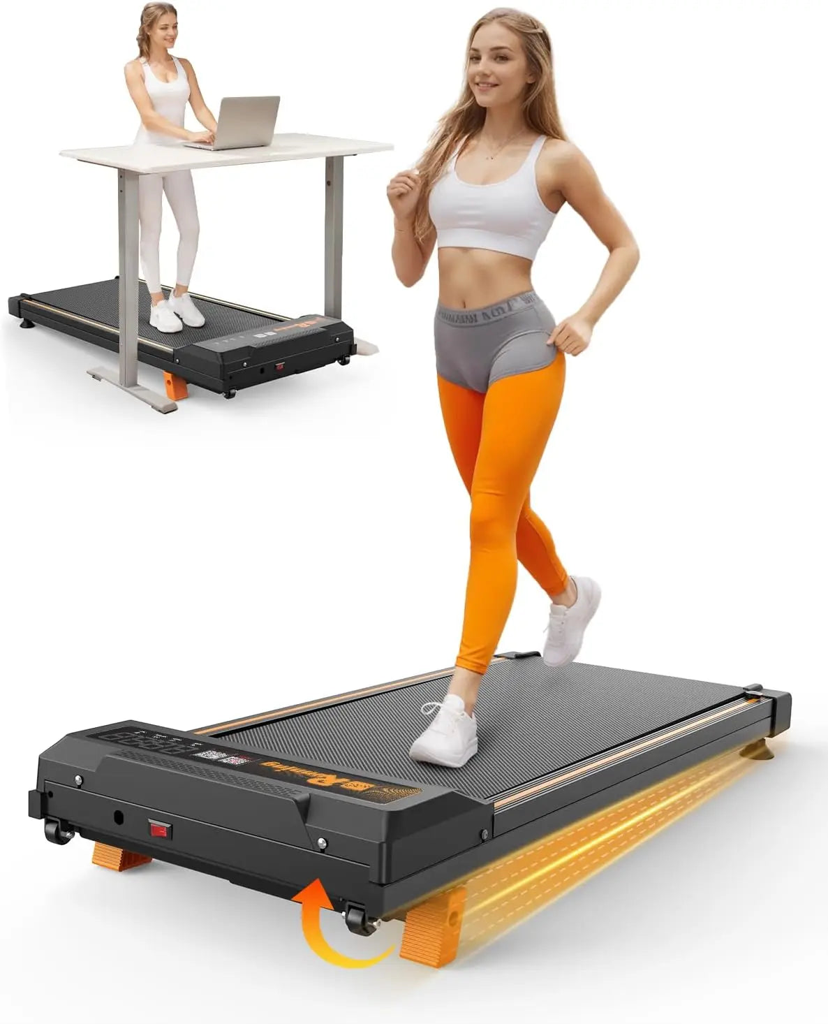 Hot Sale Portable for Home Use Treinamento Fitness Walking Running Treadmill Foldable Treadmill Under Desk Walking Pad Treadmill