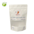 Biodegradable Sealable Plastic Candy Nuts and Dried Fruit Bread Window Stand up Food Virgin Kraft White Paper Bag