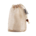 Natural Cotton Mesh Soap Bag Soap Saver Bag Drawstring Exfoliating Soap Packaging Pouch Eco Friendly