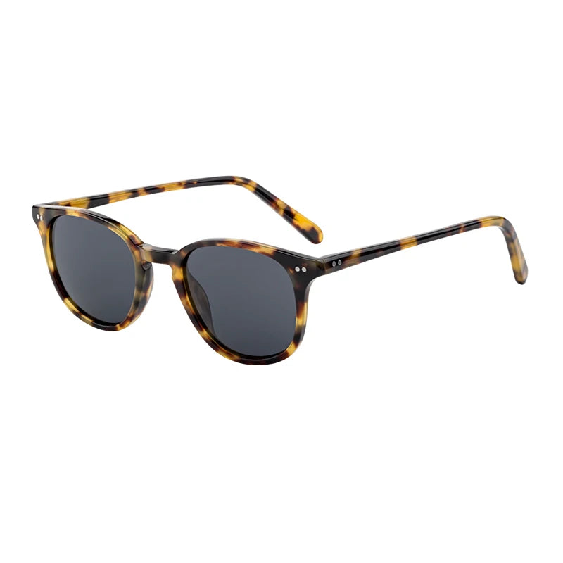 Italian Vintage Style Luxury Custom Handmade Cellulose Mazzucchelli Acetate Polarized Unisex Sunglasses