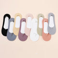 Summer Breathable Low Cut Sweat-Absorbent  Plain Color Invisible No Show Socks for Woman