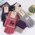FREE SHIPPING Touchscreen Outdoor Wool MAGIC KNIT CROCHET ACRYLIC Winter Warm Glove for Winter Children