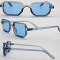 Hot Sale Customizable Square Small Frame Sunglasses UV400 Colorful Lenses Trendy Beach Accessories for Outdoor Wholesale