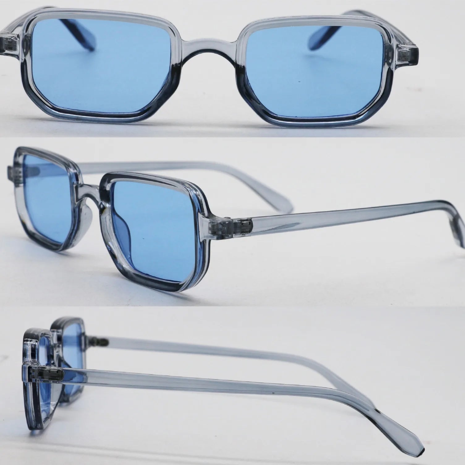 Hot Sale Customizable Square Small Frame Sunglasses UV400 Colorful Lenses Trendy Beach Accessories for Outdoor Wholesale