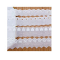 Wholesale White Cotton Heart Shape Cotton Embroidery Lace Trim 5cm