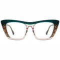 Best Quality Oversize Acetate Optical Eyeglasses Frames for Women with Custom Pattern Prescription & Fashion Use All Face Shapes