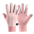 Outdoor Riding Sports Touch Screen Gloves Non-Slip Thickened Fitness Gloves Windproof Fleece-Resistant Features for Snowboarding