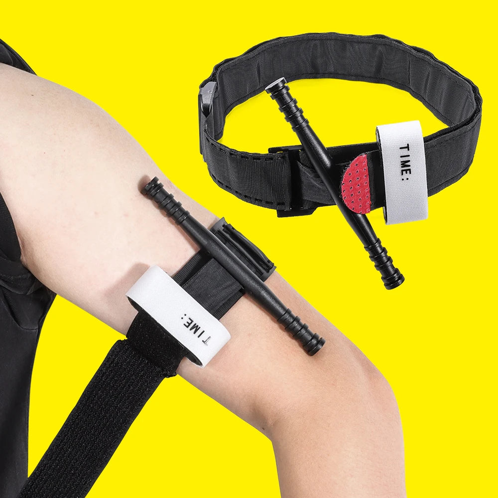 Tactical Tourniquet Single-Handed Operation of Hemostatic Bandage for Outdoor Hiking Emergency