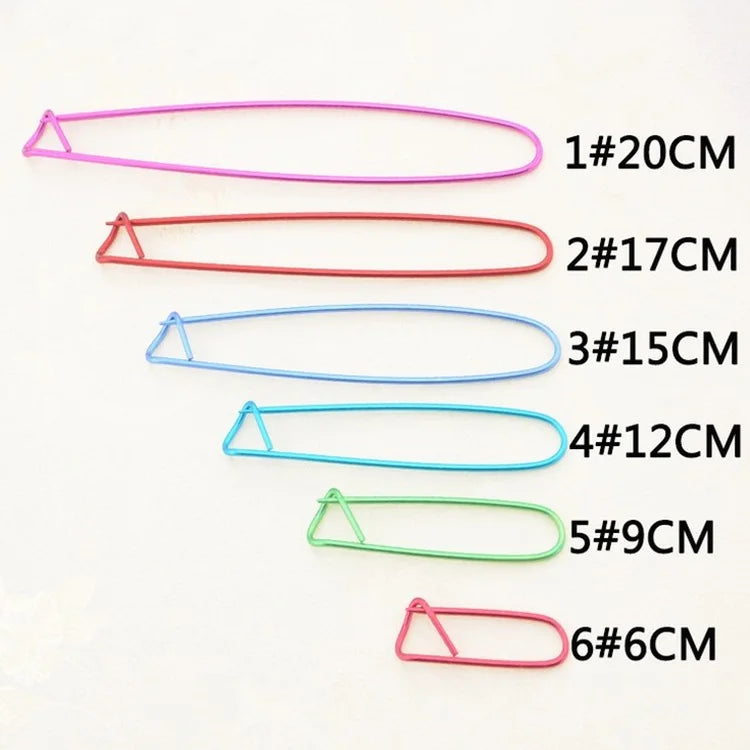 Wholesale Aluminum Knitting Tool Locking Stitch Markers Knitting Needle Clip Hook Stitch Markers for Making Sweater