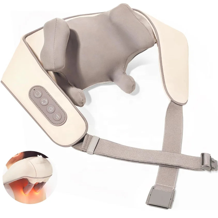 New Neck Massager with Heat Electric Massager for Neck Shoulder Leg Deep Massage at Home for Muscle Relaxation