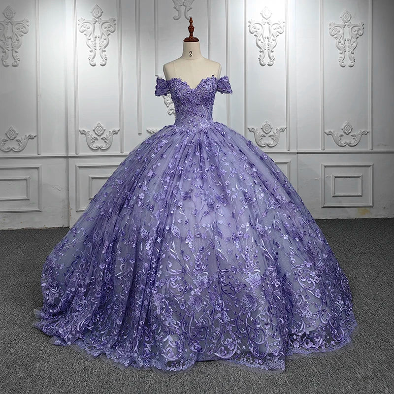 Jancember DY9946 Sweetheart Floral Print Lace up Party Gowns for Women Evening Dress