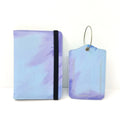 RFID Blocking Durable User-Friendly Travel Accessory Gift Set PU Passport Cover Luggage Tag Custom Logo Smooth Surface for