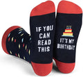 Birthday Gift Cotton Socks if YOU CAN READ THIS IT'S MY BIRTHDAY Colorful Midi Tube Socks for Man Woman