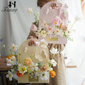 Zexiang New Style Foldable Hollow-out Waterproof Korean butterfly Portable Flower Box