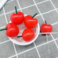 Red Cherry Shaped Cute Birthday Cake Candles Set New Design Smokeless Paraffin Wax for Home Decoration Weddings Diwali Parties