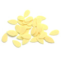 Mini Cute Yellow 8*15mm Almond Nuts Sprinkles 500g/bag Kawaii Soft Polymer Clay Stickers Slime DIY Stuffing
