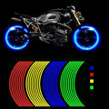 Factory Price Car Tyre Rim Stickers 18 Inches Tire Protection Decoration Automobile Rim Reflective Motorcycle Wheel Stickers