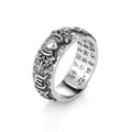 Silver Pixiu Ring Silver Feng Shui Rings Amulet Lucky Wealth Jewelry Adjustable Ring for Women Men