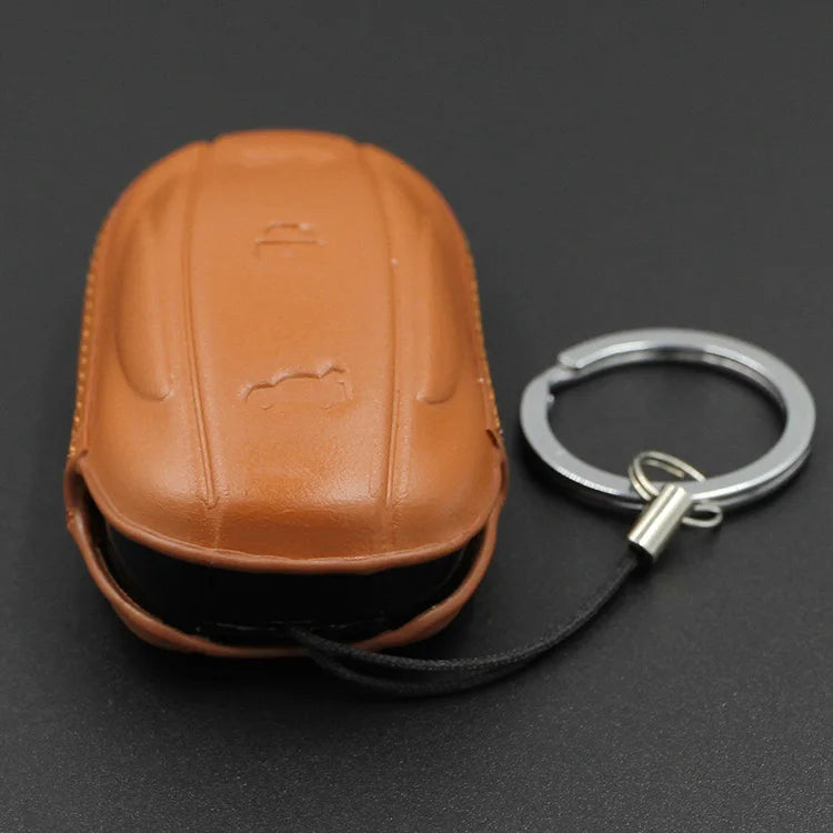 Chinese Phone String with Loop and Silver Ring Car Keychain Leather Key Chain Keyfob Keyring Holder Braided Rope Key Ring