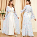 Zifeng OEM Vetements Islamiques Fashion Belt Two-piece Women's Muslim Abaya